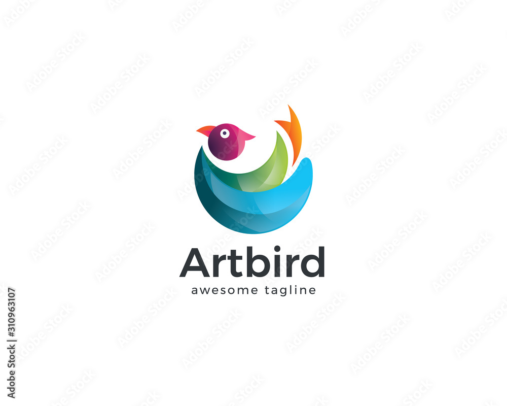 Bird Abstract Logo