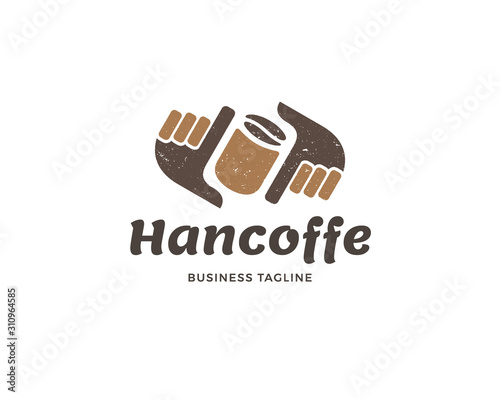 Handmade coffee logo