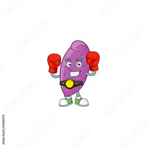 Funny Face Boxing okinawa yaw cartoon character design photo
