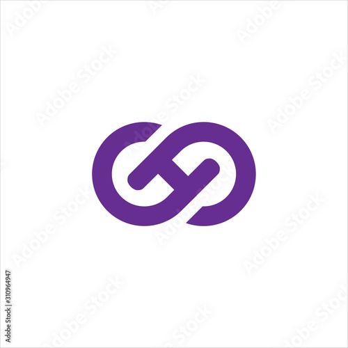 Hub infinity logo design