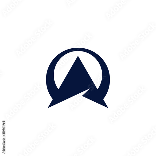 navigation icon logo design vector