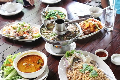 food in the restaurant
