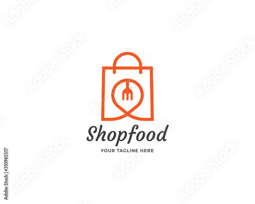 Shop food logo