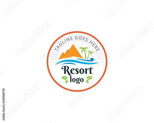 Free Download Resort logo - GFXLoad