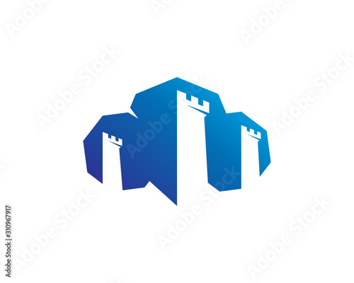 Castle logo vector