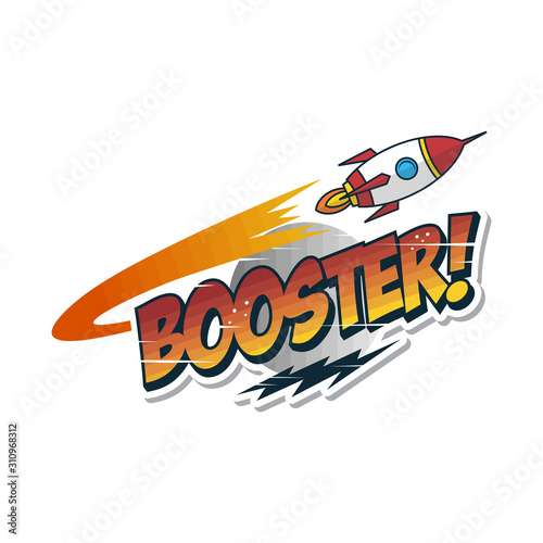 turbo booster rocket ship launch space exploration