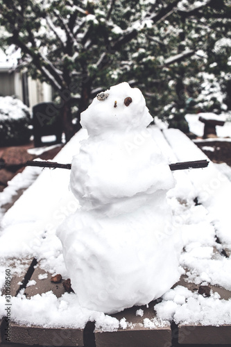 Tableau sur toile Little Snowman