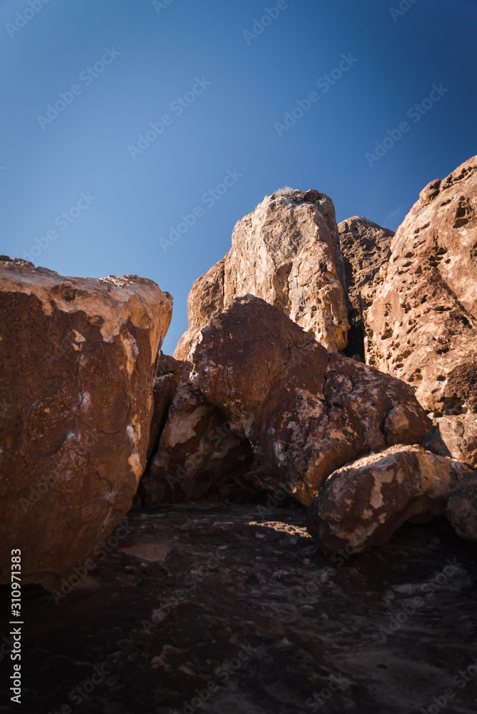 Large boulders at Hueco Tank, Texas. Large boulders at Hueco Tank, Texas.