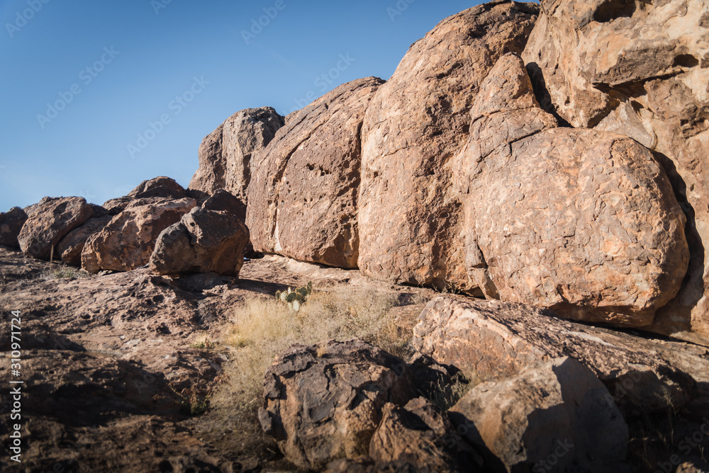 Landscape at Hueco Tanks in El Paso, Texas. Landscape at Hueco Tanks in El Paso, Texas.