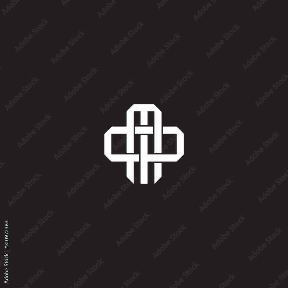 MO Initial letter overlapping interlock logo monogram line art style MO Initial letter overlapping interlock logo monogram line art style