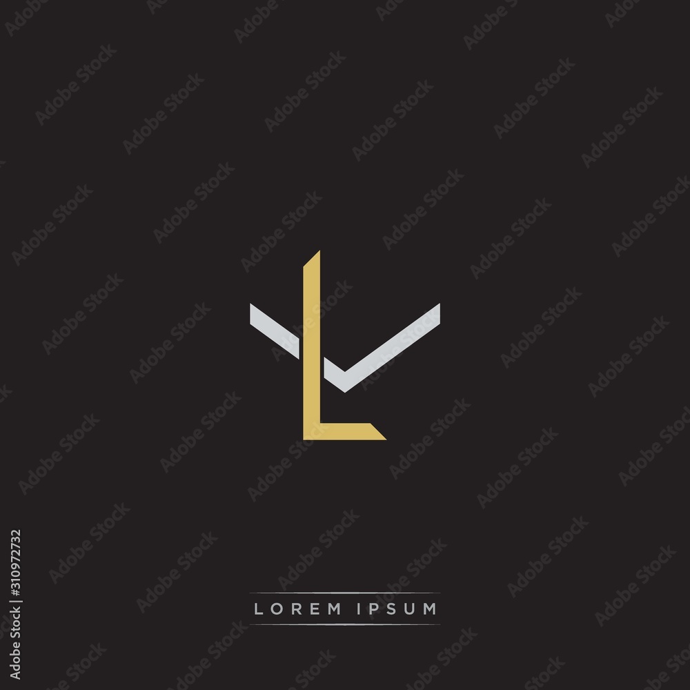 , Initial letter overlapping interlock logo monogram line art style , Initial letter overlapping interlock logo monogram line art style