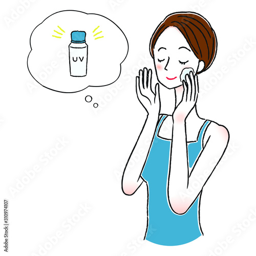 女性　スキンケア　紫外線　UV