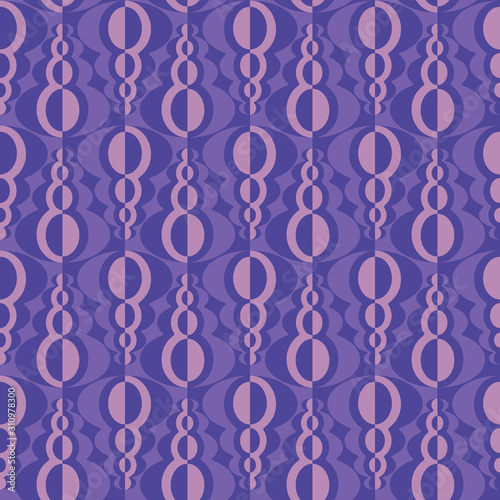 Abstract contrasting design. Vector seamless pattern.