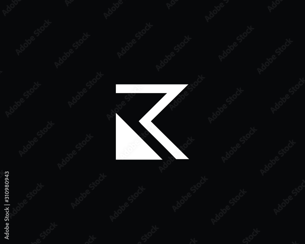 Creative and Minimalist Letter RR Logo Design Icon, Editable in Vector Format in Black and White Color Creative and Minimalist Letter RR Logo Design Icon, Editable in Vector Format in Black and White Color