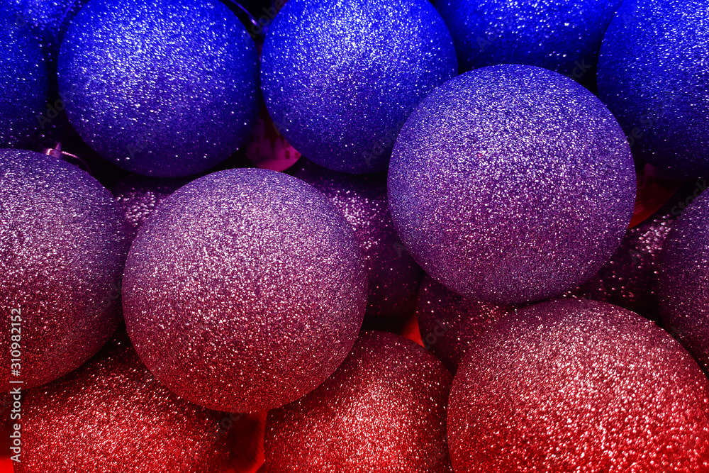 Christmas balls. Beautiful holiday background Christmas balls. Beautiful holiday background