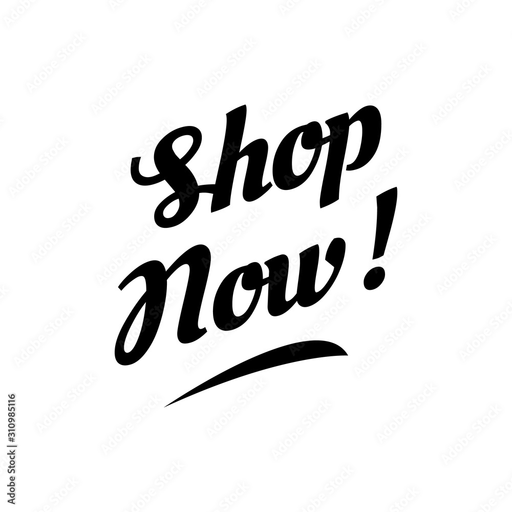Shop now button lettering text vector design with business symbol icon template for banner site page website element Shop now button lettering text vector design with business symbol icon template for banner site page website element