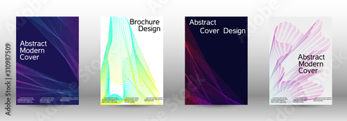 Cover design template set 