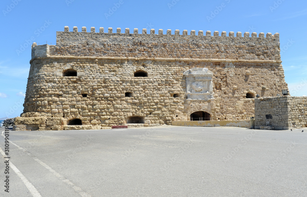 La forteresse de Koulès à Héraklion en Crète