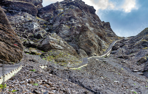 rock in the mountains