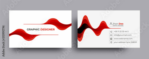 Modern Business Card - Creative and Clean Business Card Template.