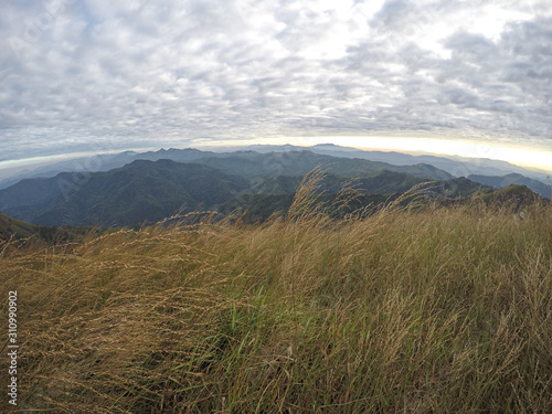 view landscape nature at the mountain