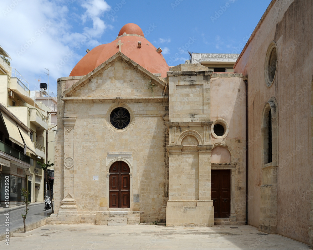 Fototapeta premium L'église Sainte-Catherine à Héraklion en Crète