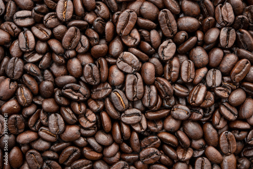 Coffee beans. No edit real photo.