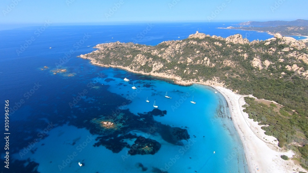 La plage de Roccapina en Corse