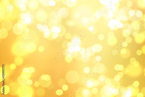 abstract golden background with bokeh