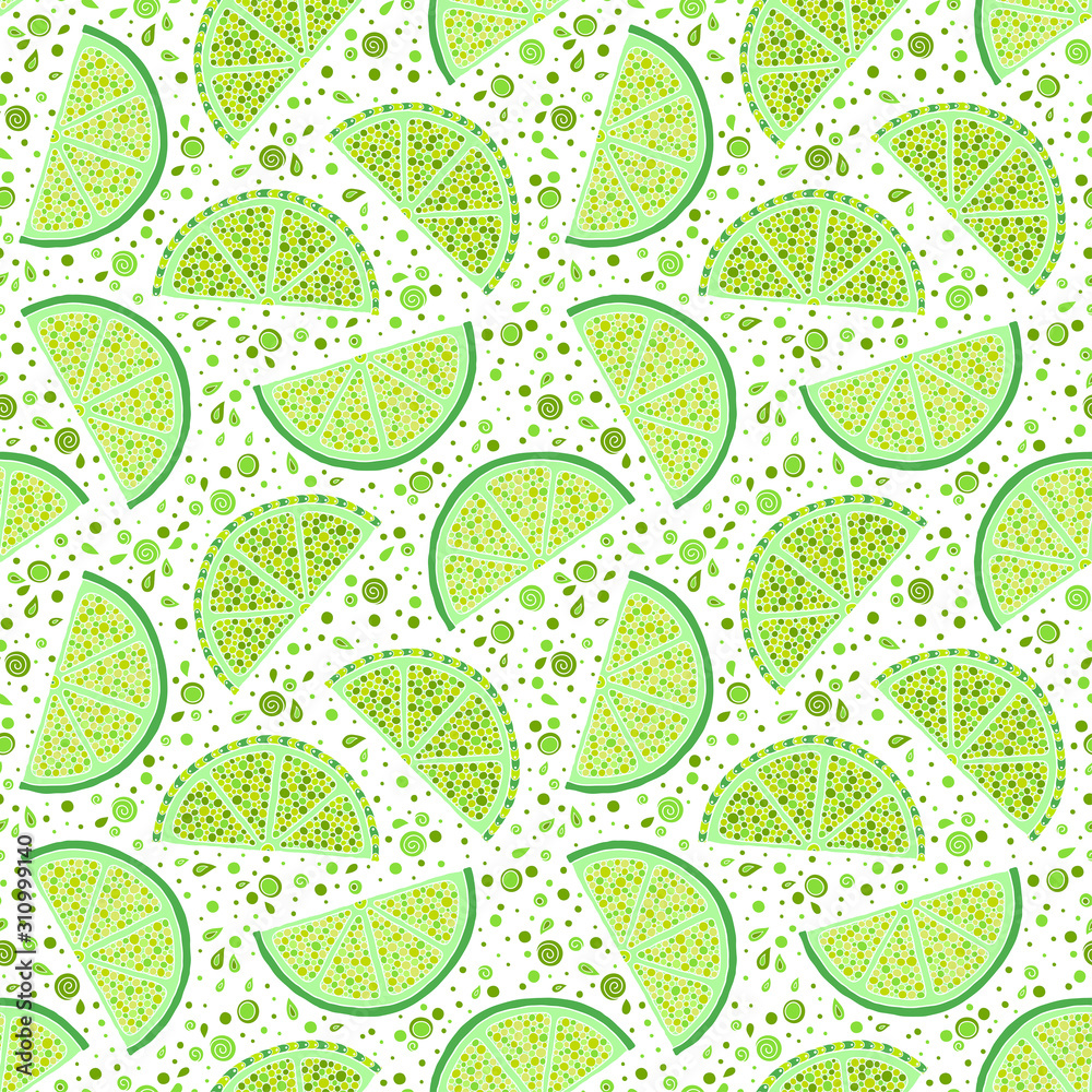 Fruit background. Lime slices pattern. Fruit background. Lime slices pattern.