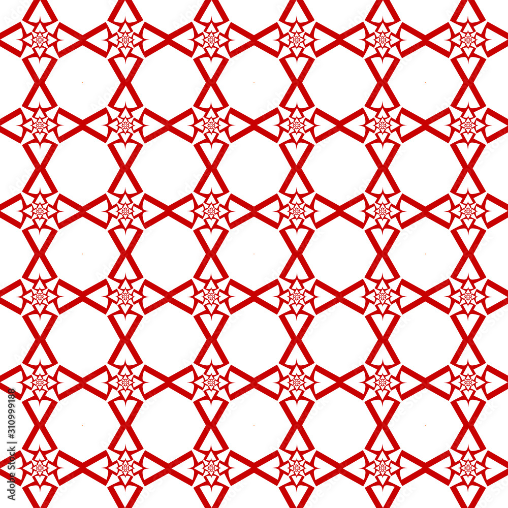 Naklejka premium Geometric ornamental vector pattern. Abstract background. Pattern using for fabric background, tiles