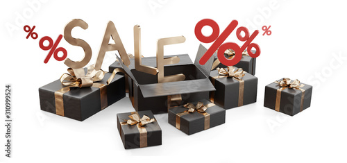 dark golden gifts, presents...