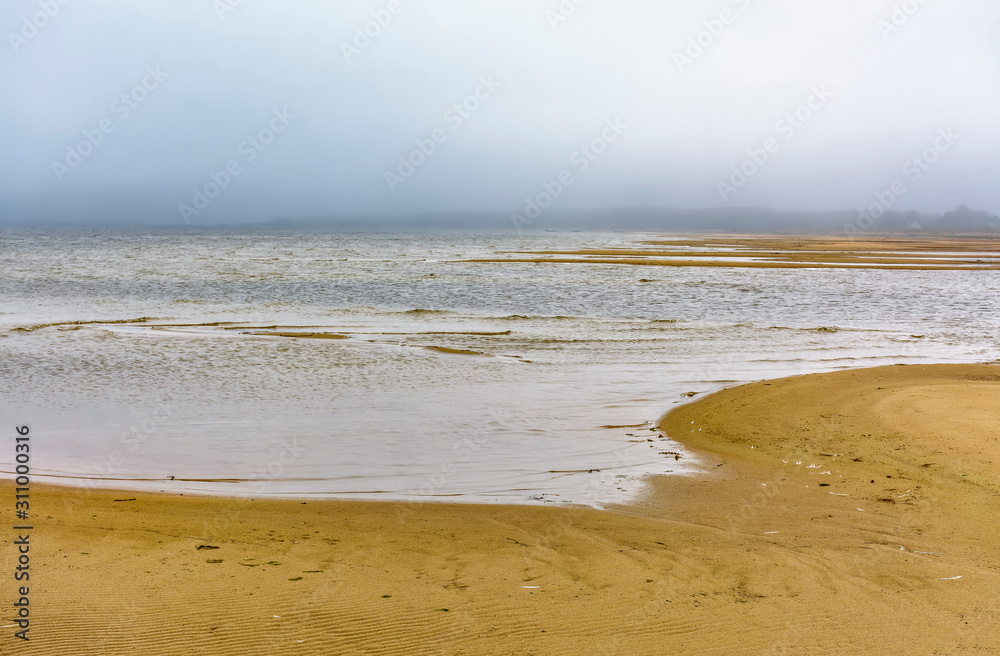 Autumn day on the beach of lake Peipus in the Pskov region. Autumn day on the beach of lake Peipus in the Pskov region.
