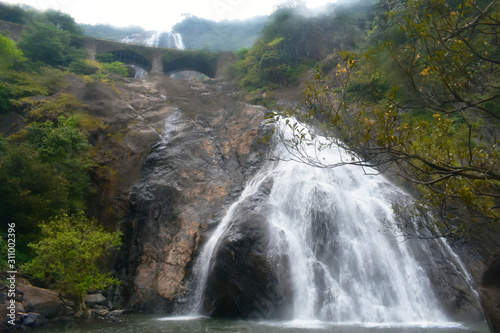 Dudhsagar waterfall in goa , India