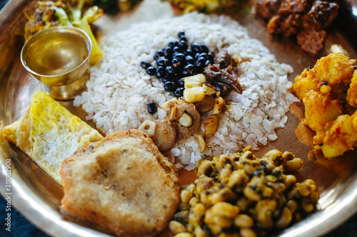 Nepalese traditional food photo