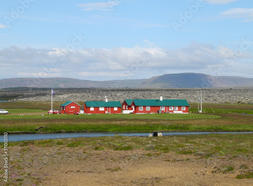 Häuser auf Island photo