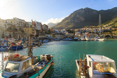  the sweet and bright colors of the port of Castellammare del Golfo