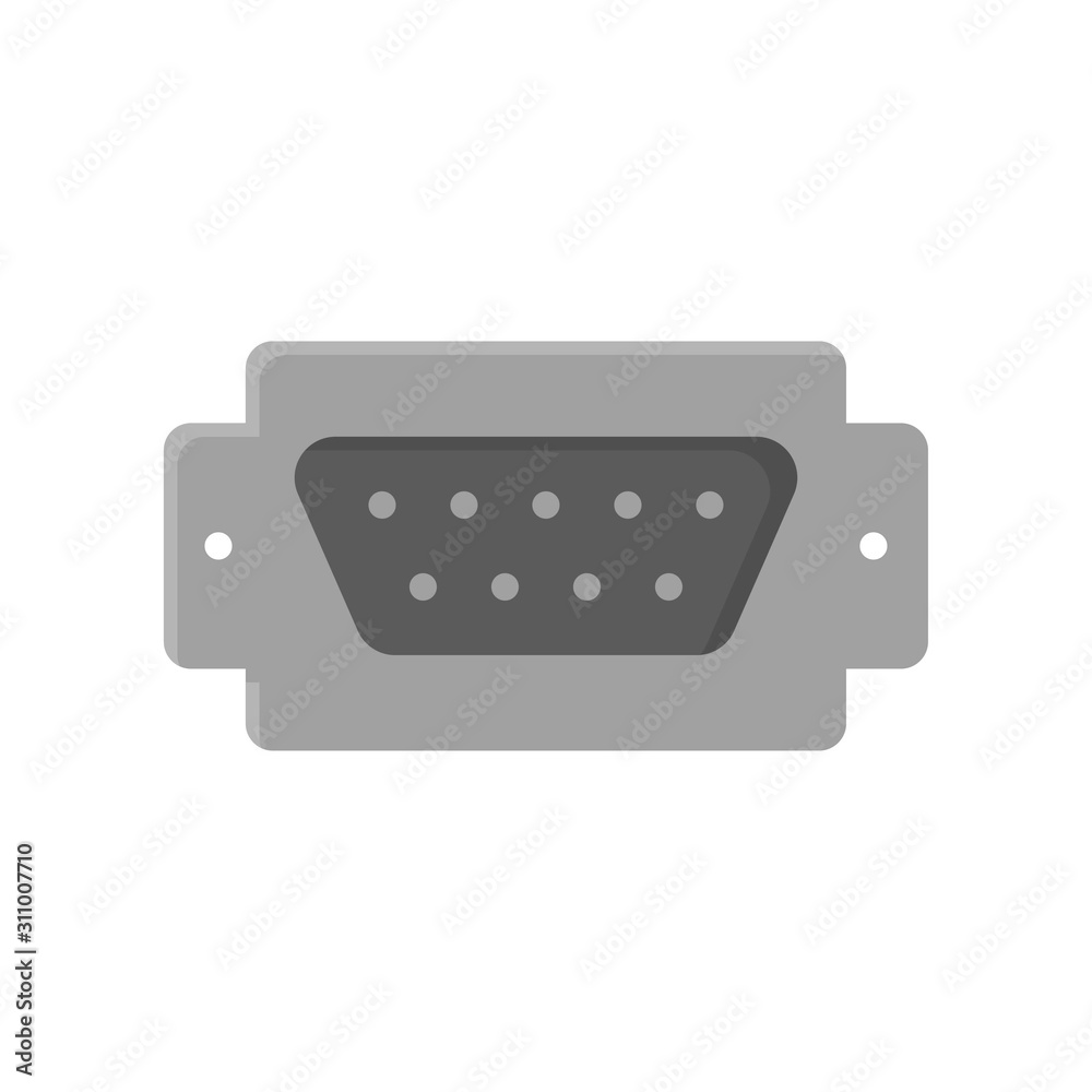 Television and technology related USB vector in falt design Television and technology related USB vector in falt design