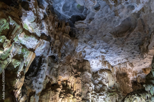 Limestone Caves in Halong Bay, Vietnam