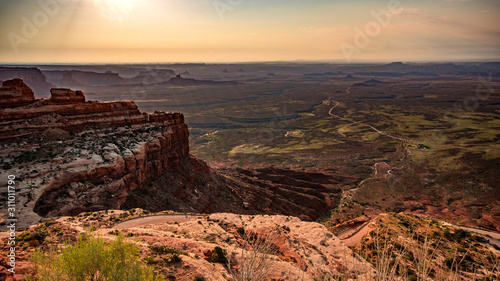 Scenic view from the Moki Dugway road