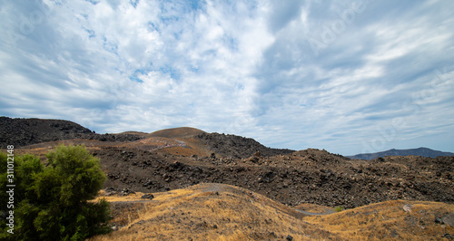 Volcanic island views photo