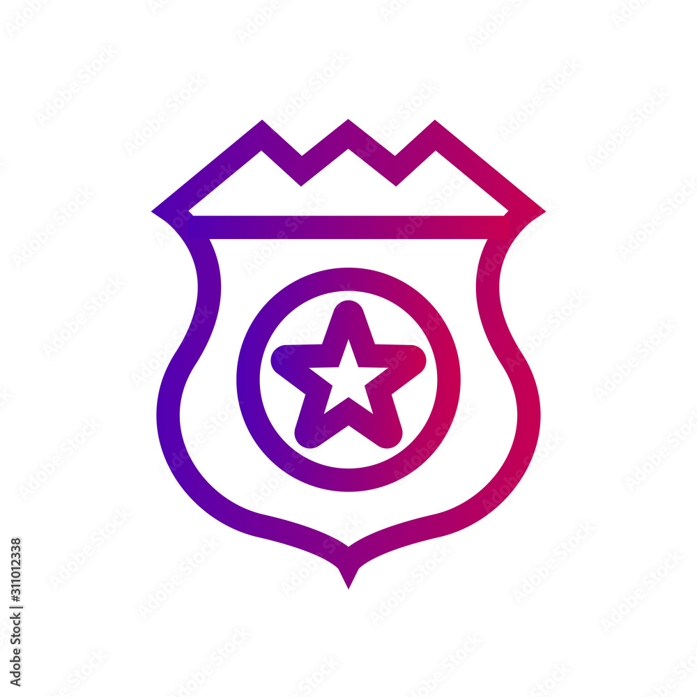 Shield with USA Independence Day icon. Protect privacy Illustration, badge icon. Banner presentation the fourth of July. United States of American President holiday. Veterans Day Shield with USA Independence Day icon. Protect privacy Illustration, badge icon. Banner presentation the fourth of July. United States of American President holiday. Veterans Day