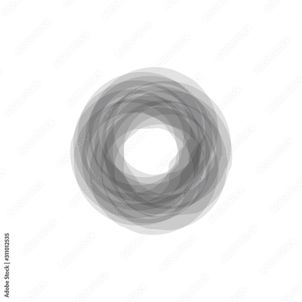 Vector round frame. Black circle banner. Isolated on white transparent background. Vector illustration. Vector round frame. Black circle banner. Isolated on white transparent background. Vector illustration.