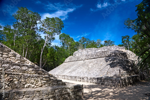 ballcourt for the old mayan game 