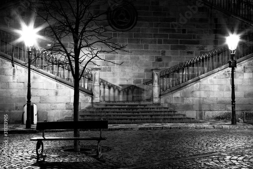 Charles bridge from the side of Mala Strana, Prague