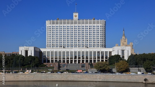 The House of the Government of the Russian Federation known as Russian White House.
