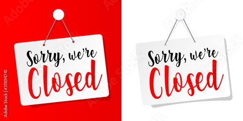 Sorry, we are closed