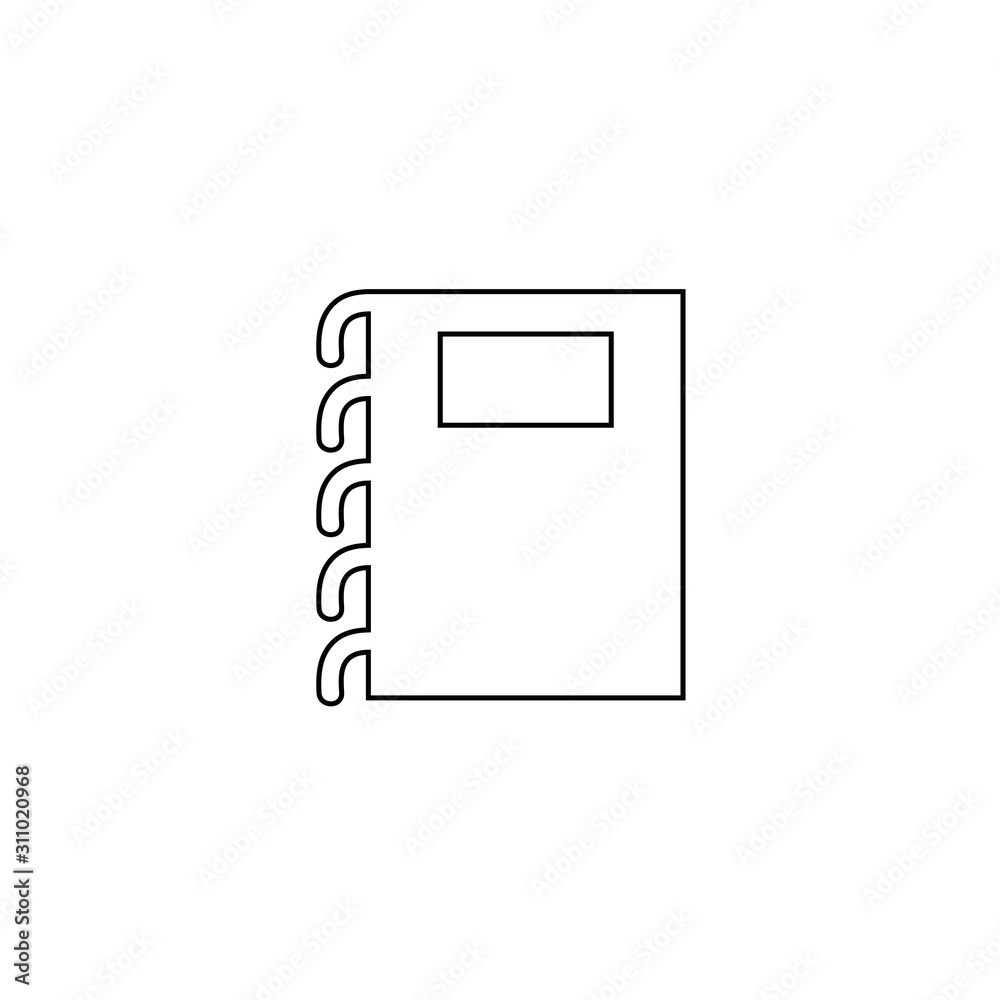 notebook icon vector illustration for website and design icon notebook icon vector illustration for website and design icon