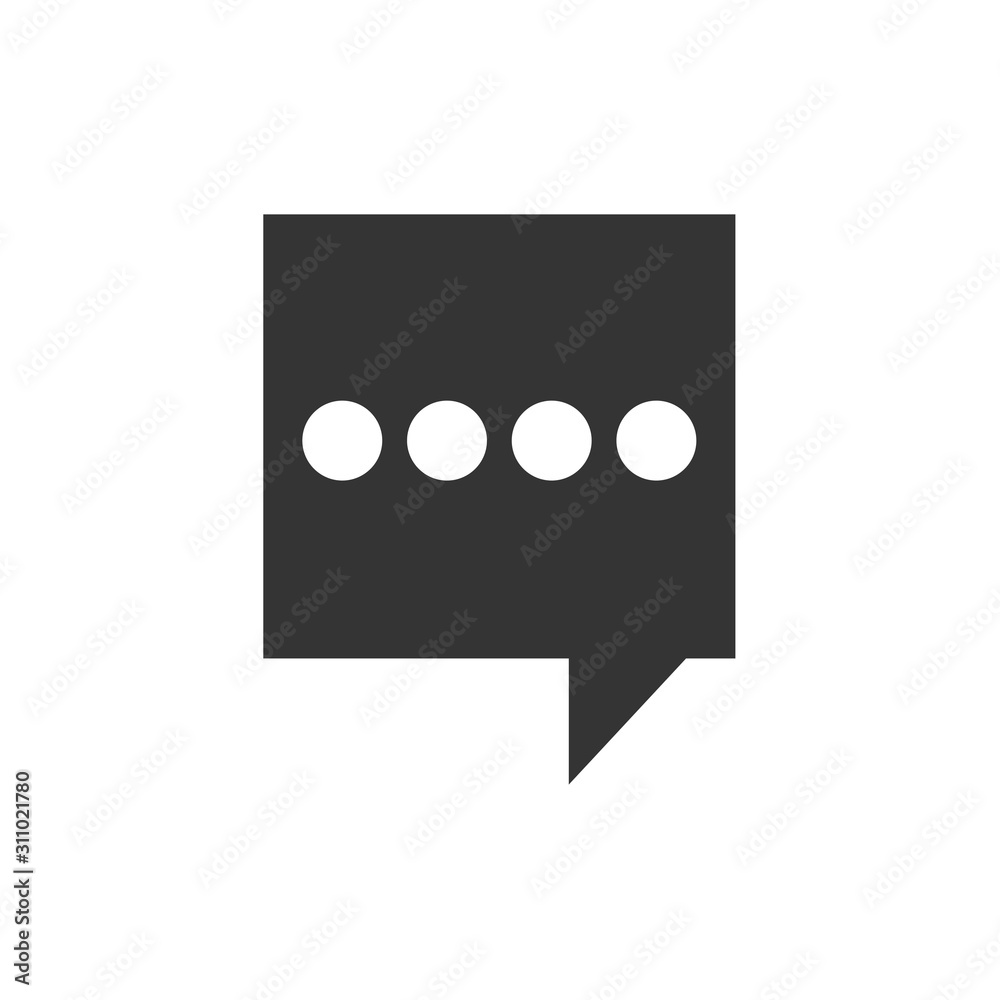 chat icon vector illustration for website and design icon chat icon vector illustration for website and design icon