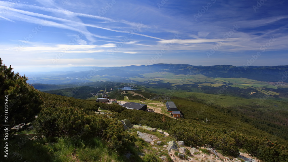 View over the valley